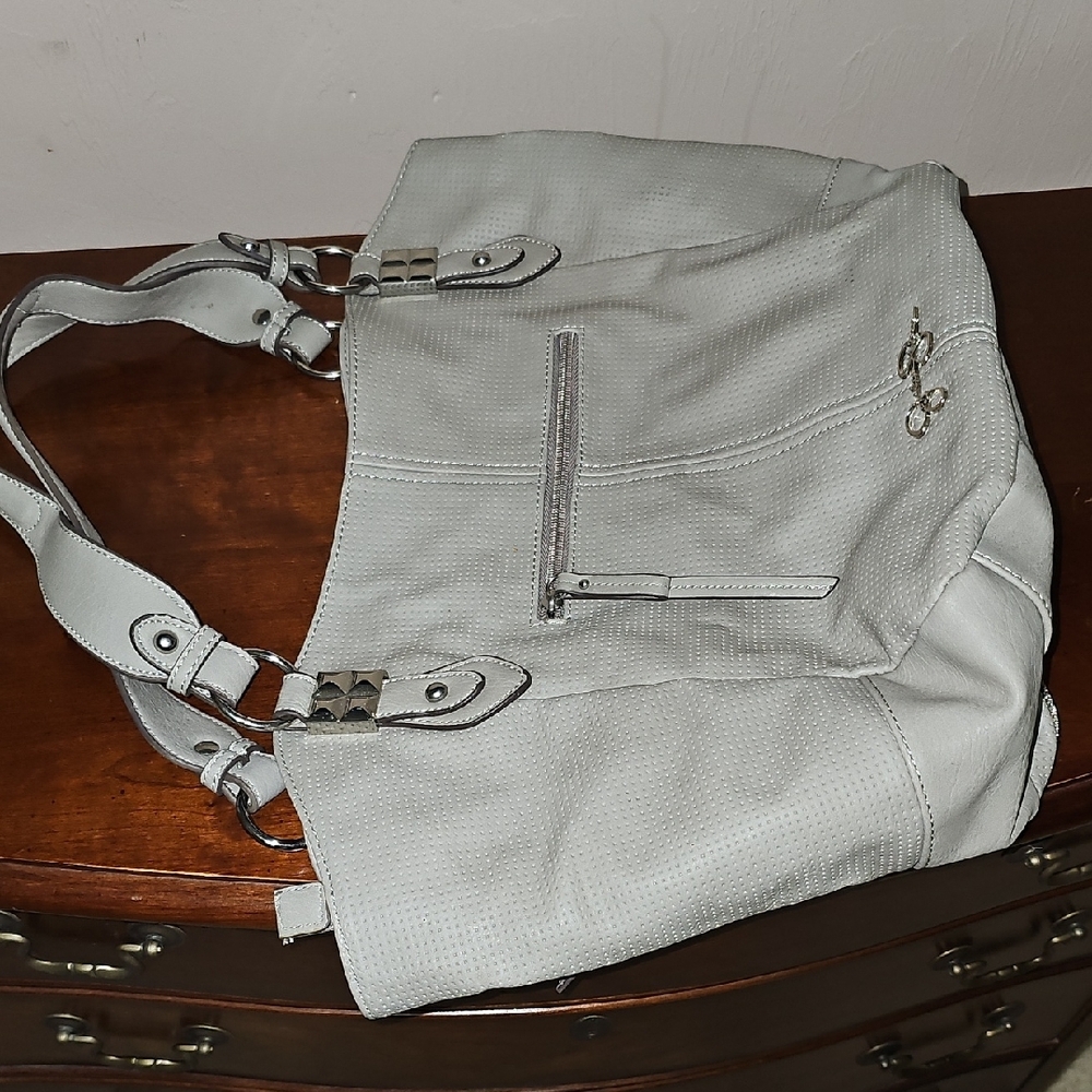 Jessica Simpson Large Gray Tote Bag